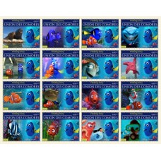Stamps Cartoon Walt Disney Set 16 stamps