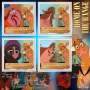 Stamps Cartoon Walt Disney Set 8 sheets