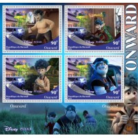 Stamps Cartoon Walt Disney Set 8 sheets