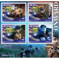 Stamps Cartoon Walt Disney Set 8 sheets