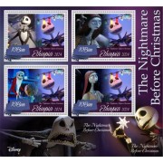 Stamps Cartoon Walt Disney Set 8 sheets