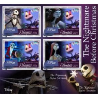 Stamps Cartoon Walt Disney Set 8 sheets