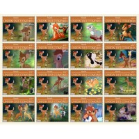 Stamps Cartoon Walt Disney Set 16 stamps