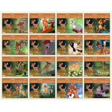 Stamps Cartoon Walt Disney Set 16 stamps