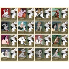 Stamps Cartoon Walt Disney Set 16 stamps