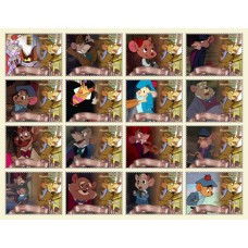 Stamps Cartoon Walt Disney Set 16 stamps