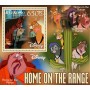 Stamps Cartoon Walt Disney Set 8 sheets