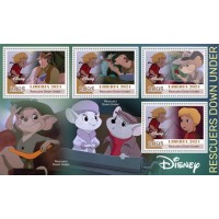 Stamps Cartoon Walt Disney Set 8 sheets