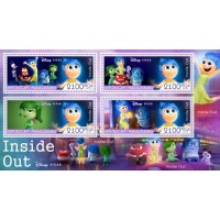 Stamps Cartoon Walt Disney Set 8 sheets