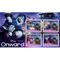 Stamps Cartoon Walt Disney Set 8 sheets