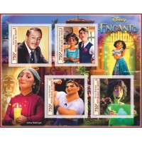 Stamps Cartoon Walt Disney Set 8 sheets