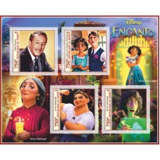 Stamps Cartoon Walt Disney Set 8 sheets