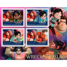 Stamps Cartoon Walt Disney Set 8 sheets