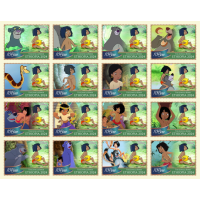 Stamps Cartoon Walt Disney Set 16 stamps