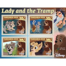 Stamps Cartoon Walt Disney Set 8 sheets