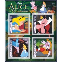 Stamps Cartoon Walt Disney Set 8 sheets