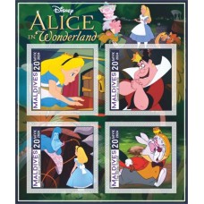 Stamps Cartoon Walt Disney Set 8 sheets