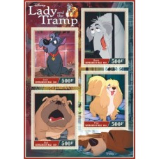 Stamps Cartoon Walt Disney Set 8 sheets