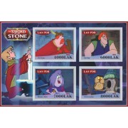 Stamps Cartoon Walt Disney Set 8 sheets