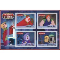 Stamps Cartoon Walt Disney Set 8 sheets