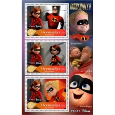 Stamps Cartoon Walt Disney Set 8 sheets