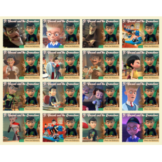 Stamps Cartoon Walt Disney Set 16 stamps