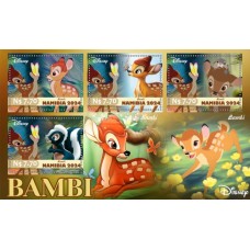 Stamps Cartoon Walt Disney Set 8 sheets