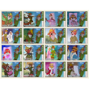 Stamps Cartoon Walt Disney Set 16 stamps