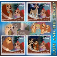 Stamps Cartoon Walt Disney Set 8 sheets