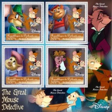 Stamps Cartoon Walt Disney Set 8 sheets