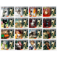Stamps Cartoon Walt Disney Set 16 stamps