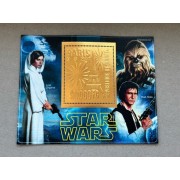 Stamps Cinema Star Wars  Foil. Bronze. Set 8 sheets