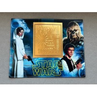 Stamps Cinema Star Wars  Foil. Bronze. Set 8 sheets