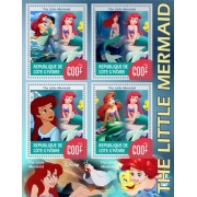 Stamps Cartoon Walt Disney Set 8 sheets