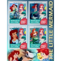 Stamps Cartoon Walt Disney Set 8 sheets