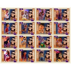 Stamps Cartoon Walt Disney Set 16 stamps