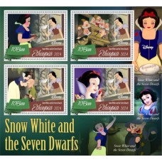 Stamps Cartoon Walt Disney Set 8 sheets