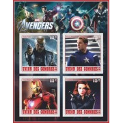 Stamps Cinema Marvel Set 8 sheets