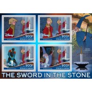 Stamps Cartoon Walt Disney Set 8 sheets
