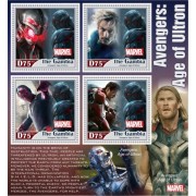 Stamps Cinema Marvel Set 8 sheets