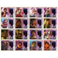 Stamps Cartoon Walt Disney Set 16 stamps