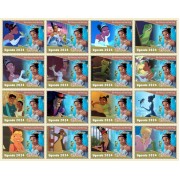 Stamps Cartoon Walt Disney Set 16 stamps