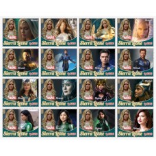 Stamps Cinema Marvel Set 16 stamps