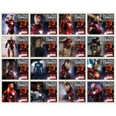 Stamps Cinema Marvel Set 16 stamps