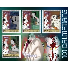 Stamps Cartoon Walt Disney Set 8 sheets