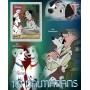 Stamps Cartoon Walt Disney Set 8 sheets