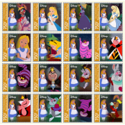 Stamps Cartoon Walt Disney Set 16 stamps