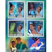 Stamps Cartoon Walt Disney Set 8 sheets