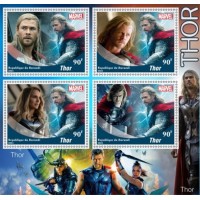 Stamps Cinema Marvel Set 8 sheets