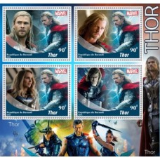 Stamps Cinema Marvel Set 8 sheets